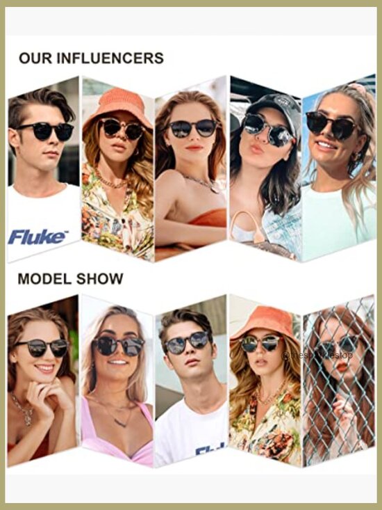 Retro Round Polarized Sunglasses with Polycarbonate Frames main image 7